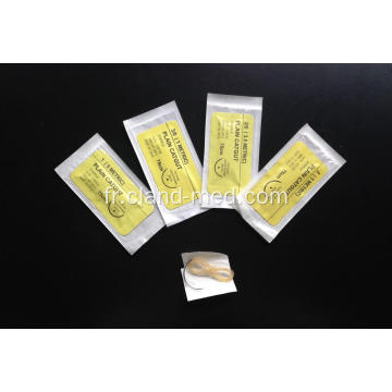 Sutures chirurgicales de catgut simple absorbable avec l&#39;aiguille